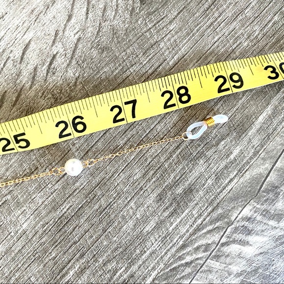 Pearl Sunglasses Chain Strap Gold Glasses Lanyard - Picture 4 of 4